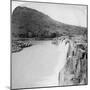 Middle Falls of the Tugela River from a Boer Laager, Near Colenso, South Africa, 2nd Boer War, 1901-Underwood & Underwood-Mounted Giclee Print