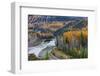 Middle Fork of the Flathead River in autumn in Glacier National Park, Montana, USA-Chuck Haney-Framed Photographic Print