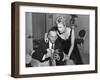 MIDDLE OF THE NIGHT, 1959 directed by DELBERT MANN Fredric March and Kim Novak (b/w photo)-null-Framed Photo