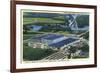 Middle River, Maryland - Airplane over Glenn L. Martin Aircraft Plant near Baltimore-Lantern Press-Framed Premium Giclee Print