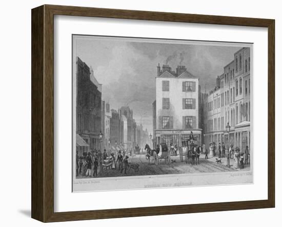 Middle Row, Holborn, London, 1829-Thomas Barber-Framed Giclee Print