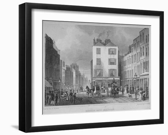 Middle Row, Holborn, London, 1829-Thomas Barber-Framed Giclee Print