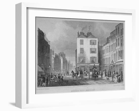 Middle Row, Holborn, London, 1829-Thomas Barber-Framed Giclee Print