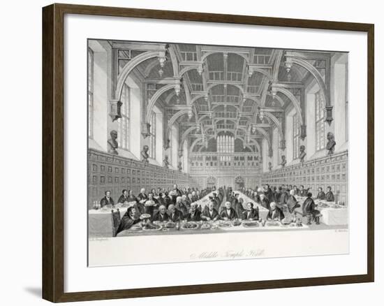 Middle Temple Hall-Thomas Hosmer Shepherd-Framed Giclee Print