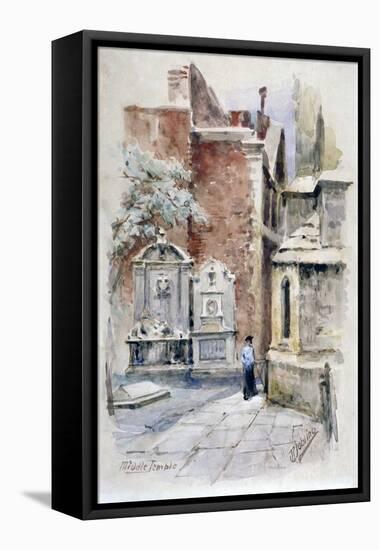 Middle Temple, London, 1912-Robert Jobling-Framed Stretched Canvas