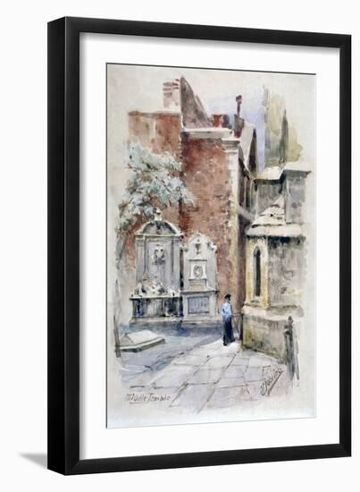 Middle Temple, London, 1912-Robert Jobling-Framed Giclee Print