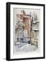 Middle Temple, London, 1912-Robert Jobling-Framed Giclee Print