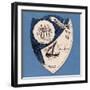 Middlesboro Play Up', Baines' Card in the Shape of a Shield, 1888-89-null-Framed Giclee Print