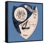 Middlesboro Play Up', Baines' Card in the Shape of a Shield, 1888-89-null-Framed Stretched Canvas