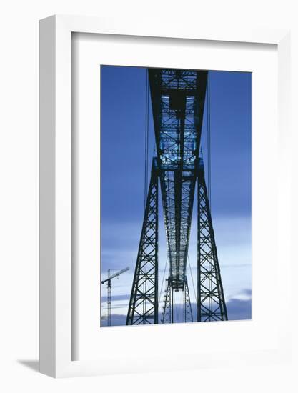 Middlesbrough Transporter Bridge, River Tees, England-Joe Cornish-Framed Photo