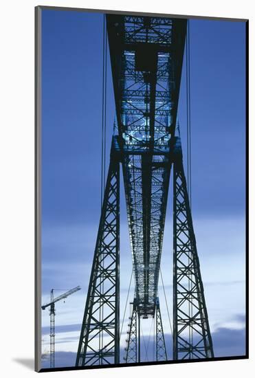 Middlesbrough Transporter Bridge, River Tees, England-Joe Cornish-Mounted Photo