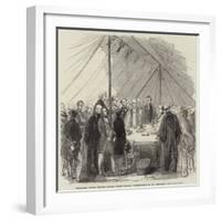 Middlesex County Lunatic Asylum, Colney Hatch, Consecration of the Cemetery-null-Framed Giclee Print