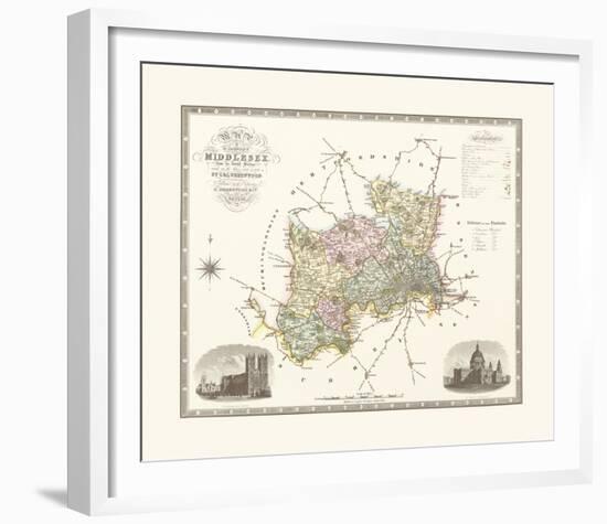 Middlesex-C & J Greenwood-Framed Premium Giclee Print