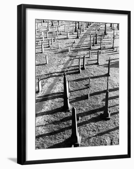 Middletown Cemetery-Jack Delano-Framed Photographic Print