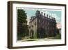 Middletown, Connecticut - Exterior View of Judd Hall, Wesleyan University-Lantern Press-Framed Art Print