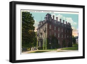 Middletown, Connecticut - Exterior View of Judd Hall, Wesleyan University-Lantern Press-Framed Art Print