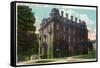 Middletown, Connecticut - Exterior View of Judd Hall, Wesleyan University-Lantern Press-Framed Stretched Canvas