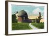 Middletown, Connecticut - Exterior View of Van Vleck Observatory, Wesleyan U-Lantern Press-Framed Art Print