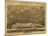 Middletown, Connecticut - Panoramic Map-Lantern Press-Mounted Art Print