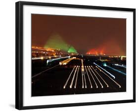 Mideast Egypt Pyramids New 7 Wonders-Amr Nabil-Framed Photographic Print