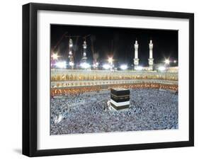 Mideast Saudi Arabia Hajj-Hassan Ammar-Framed Premium Photographic Print