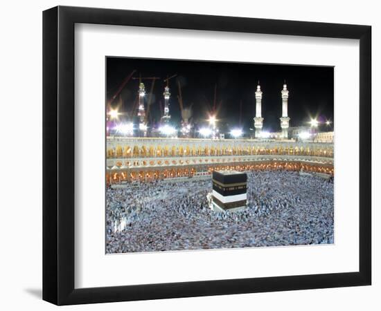 Mideast Saudi Arabia Hajj-Hassan Ammar-Framed Photographic Print