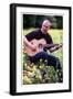 Midge Ure Playing Guitar June 2001-null-Framed Photographic Print