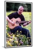Midge Ure Playing Guitar June 2001-null-Mounted Photographic Print