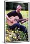 Midge Ure Playing Guitar June 2001-null-Mounted Photographic Print