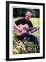 Midge Ure Playing Guitar June 2001-null-Framed Photographic Print