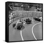 Midget Racing Cars at New York World's Fair-David Scherman-Framed Stretched Canvas