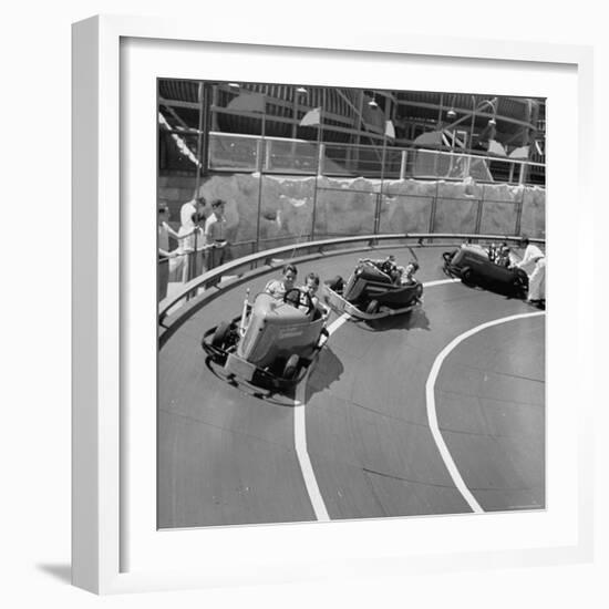 Midget Racing Cars at New York World's Fair-David Scherman-Framed Photographic Print