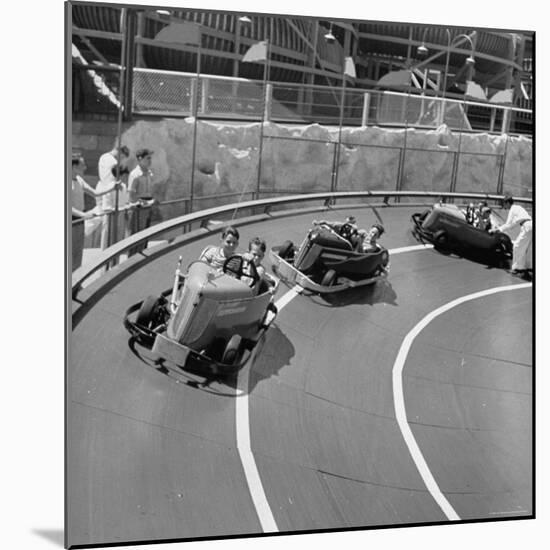 Midget Racing Cars at New York World's Fair-David Scherman-Mounted Photographic Print