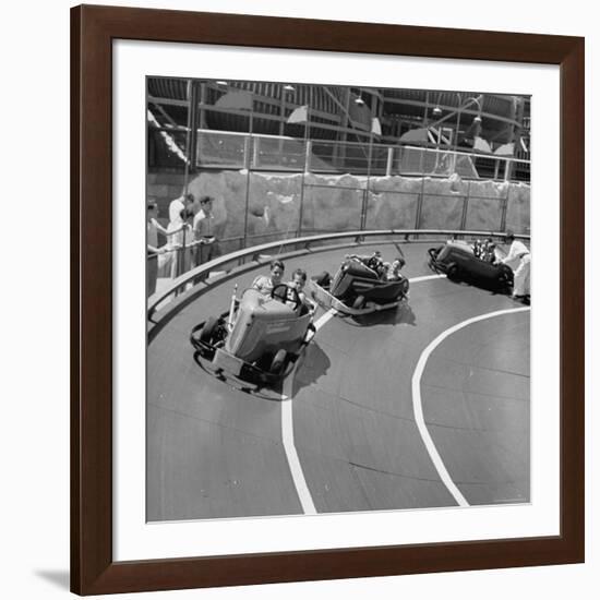 Midget Racing Cars at New York World's Fair-David Scherman-Framed Photographic Print