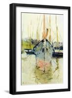 Midina at the Entrance to the Isle of Wight-Berthe Morisot-Framed Art Print