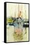 Midina at the Entrance to the Isle of Wight-Berthe Morisot-Framed Stretched Canvas