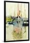 Midina at the Entrance to the Isle of Wight-Berthe Morisot-Framed Art Print