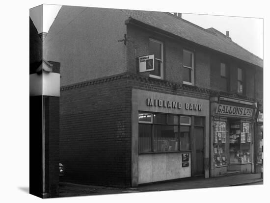 Midland Bank, Thurnscoe, South Yorkshire, 1969-Michael Walters-Stretched Canvas