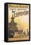 Midland Railway - London Vintage Poster-Lantern Press-Framed Stretched Canvas