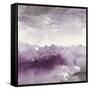 Midnight at the Lake II Amethyst and Grey-Mike Schick-Framed Stretched Canvas