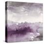 Midnight at the Lake II Amethyst and Grey-Mike Schick-Stretched Canvas