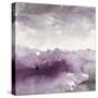 Midnight at the Lake II Amethyst and Grey-Mike Schick-Stretched Canvas
