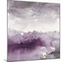 Midnight at the Lake II Amethyst and Grey-Mike Schick-Mounted Art Print