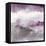 Midnight at the Lake III Amethyst and Grey-Mike Schick-Framed Stretched Canvas