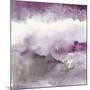 Midnight at the Lake III Amethyst and Grey-Mike Schick-Mounted Art Print