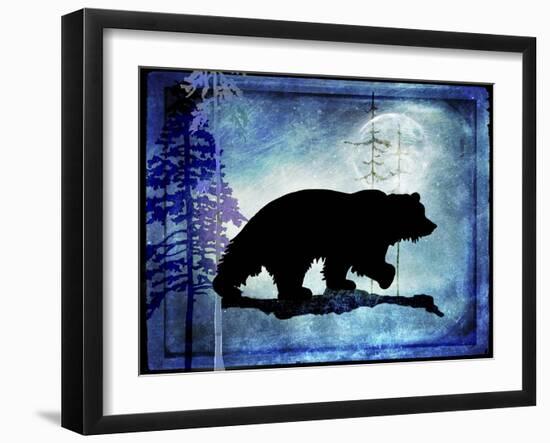 Midnight Bear-LightBoxJournal-Framed Giclee Print