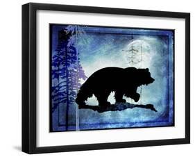 Midnight Bear-LightBoxJournal-Framed Giclee Print