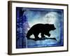 Midnight Bear-LightBoxJournal-Framed Giclee Print