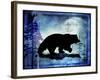 Midnight Bear-LightBoxJournal-Framed Giclee Print