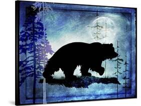 Midnight Bear-LightBoxJournal-Stretched Canvas